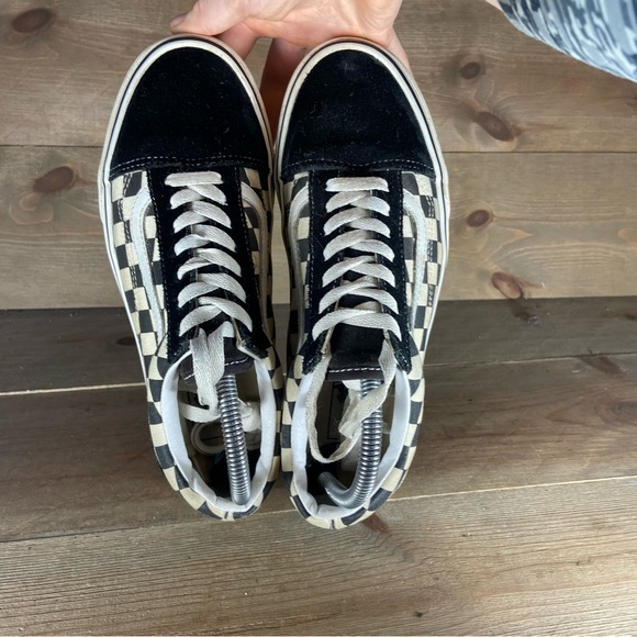 Vans old skool Womens size 7.5 shoes black white athletic skate sneakers - Picture 6 of 8